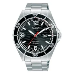Alba 32Mm Fashion Watch For Women, Analog, Stainless Steel Band - Silver&Rose